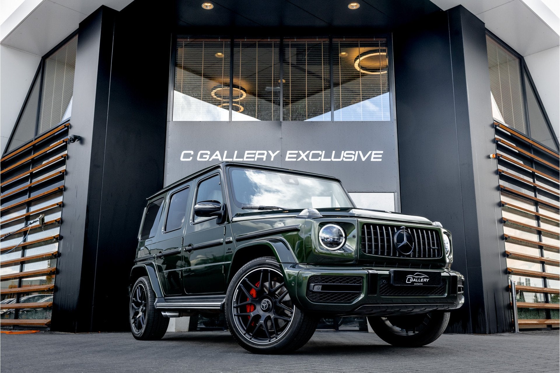 Mercedes-Benz G-Klasse G63 - Olijf Groen | Panorama | Burmes, Automaat, Gebruikt, G-Klasse, Leder