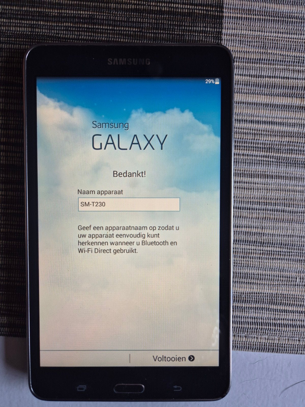 Samsung Galaxy Tab 4 SM-T230 met Belkin toetsenbord, Computers en Software, Ophalen, Gebruikt, Samsung, Galaxy Tab 4 SM-T230