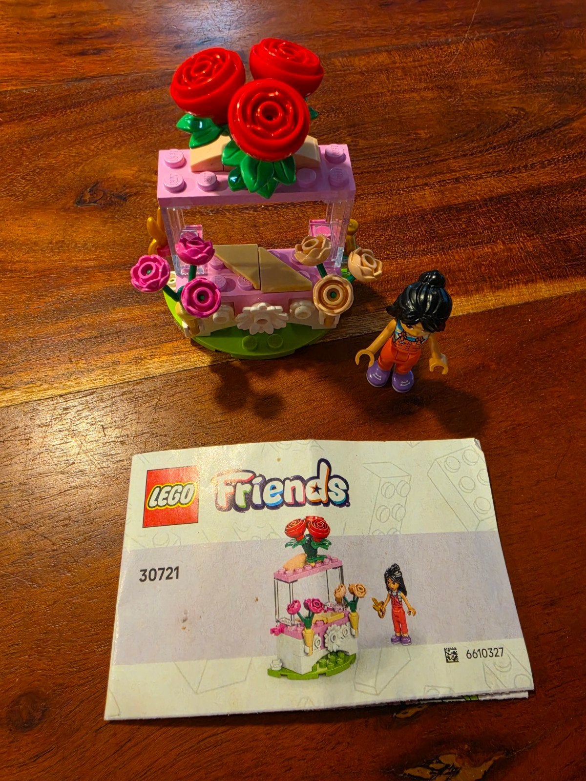 LEGO Friends 30721 Bloemenkraam met rozen, Lego, Ophalen of Verzenden, Zo goed als nieuw, Complete set