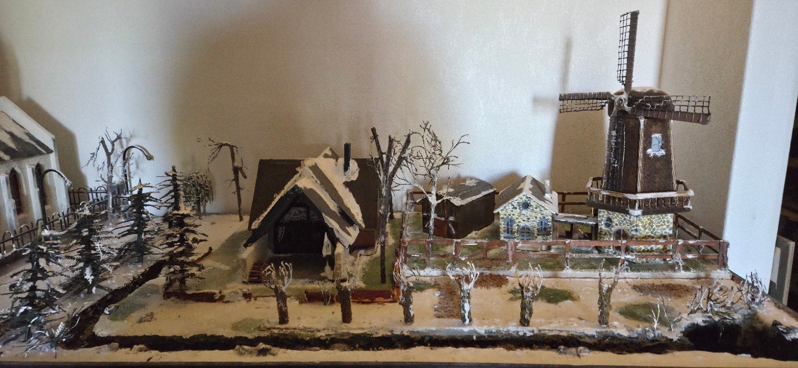 kerstdorp - maquette, Ophalen