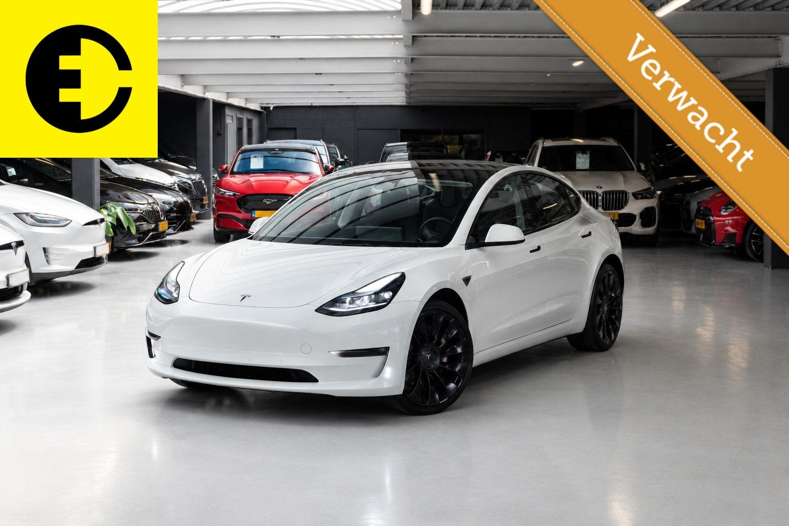 Tesla Model 3 Performance AWD 75 kWh | 90,3% SOH | Pano | Ro, Auto's, Automaat, Gebruikt, Zwart, 547 km