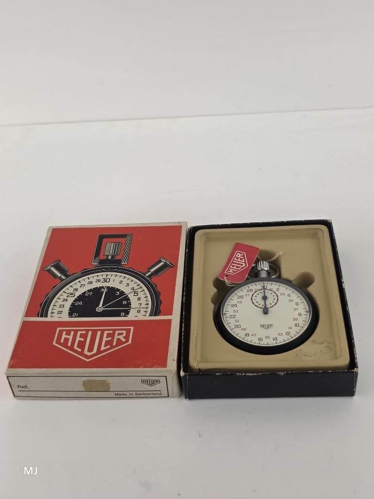 Heuer stopwatch 403.202                                  H35, Staal, ., Overige materialen, Nieuw