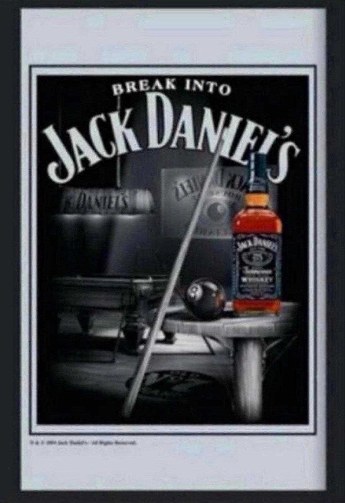 Design Spiegel Jack Daniel’s voor aan elke muur of mancave, Minder dan 50 cm, Ophalen of Verzenden, Zo goed als nieuw, Minder dan 100 cm