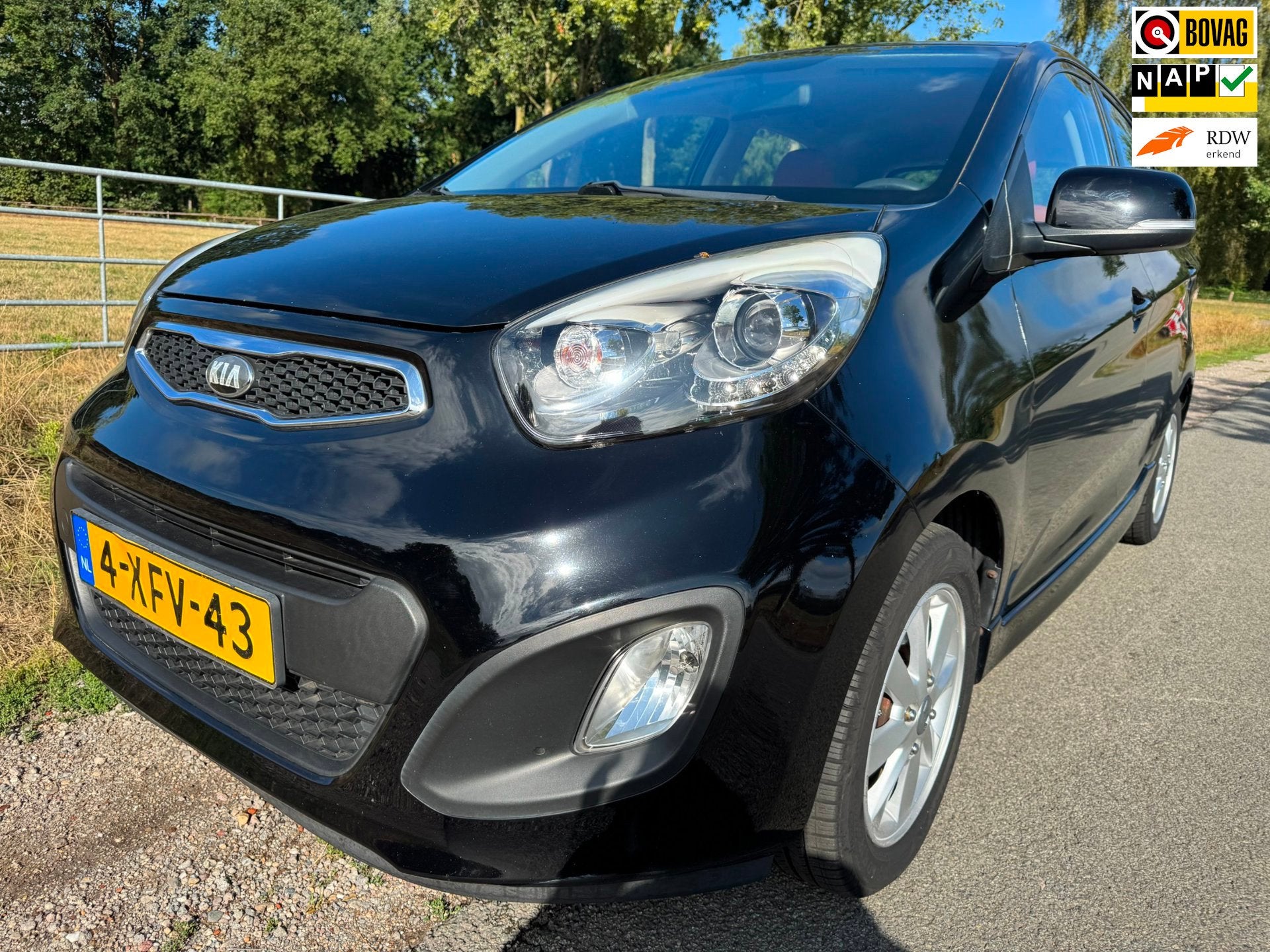 Kia Picanto 1.0 CVVT Plus Pack leder|airco, Voorwielaandrijving, Euro 5, Gebruikt, Elektrische ramen