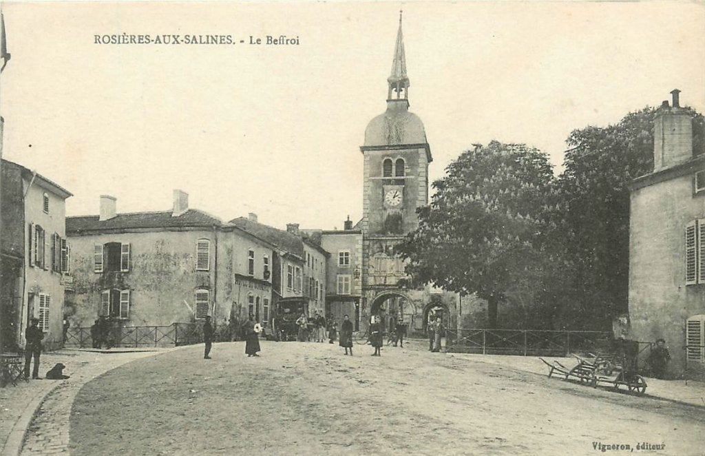 379-034-015 Rosieres aux Salines Le Beffroi, Verzenden, Voor 1920, Frankrijk