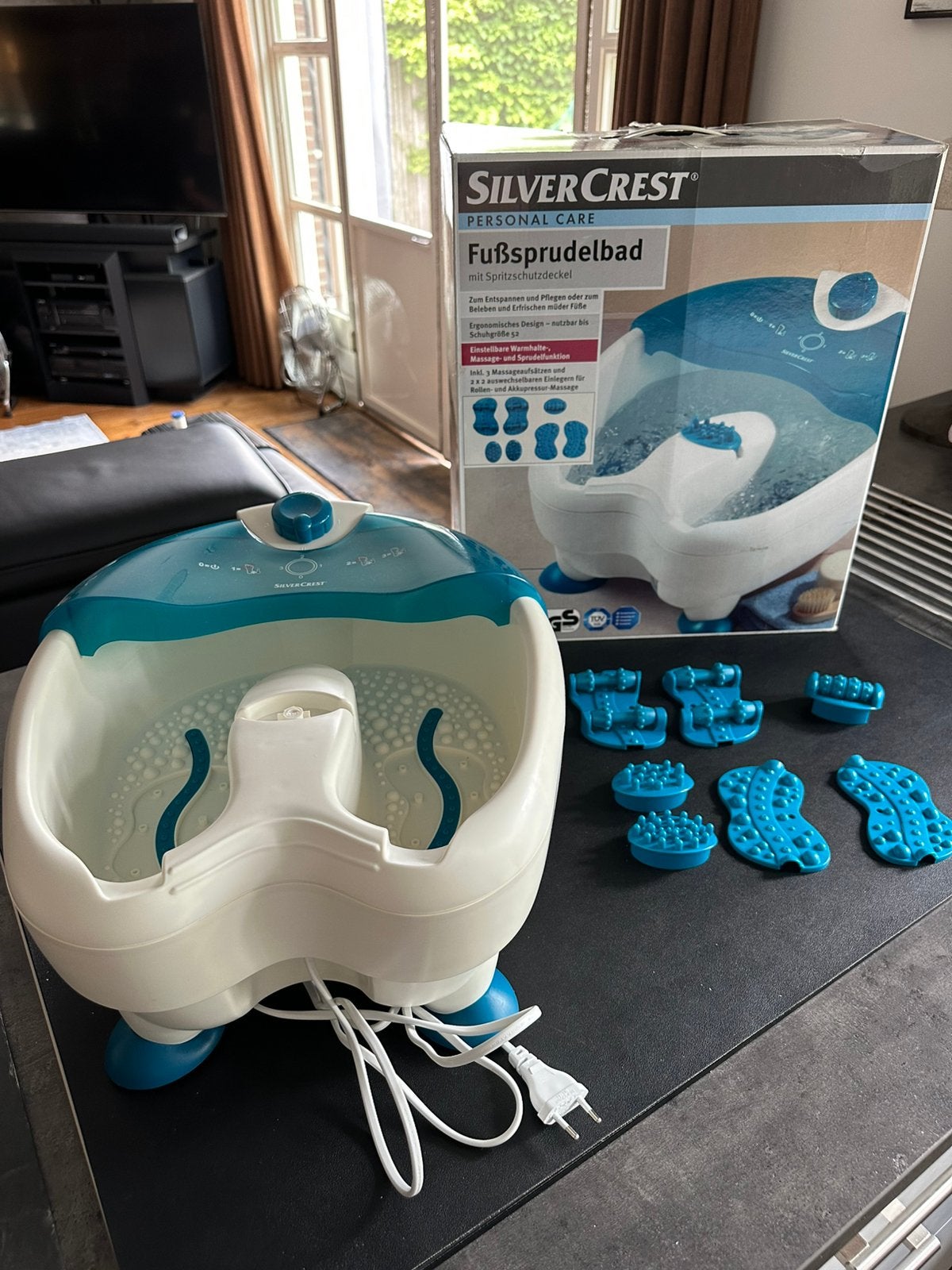 Voeten bubbelbad massagebad, Ophalen of Verzenden, Zo goed als nieuw, Apparaat