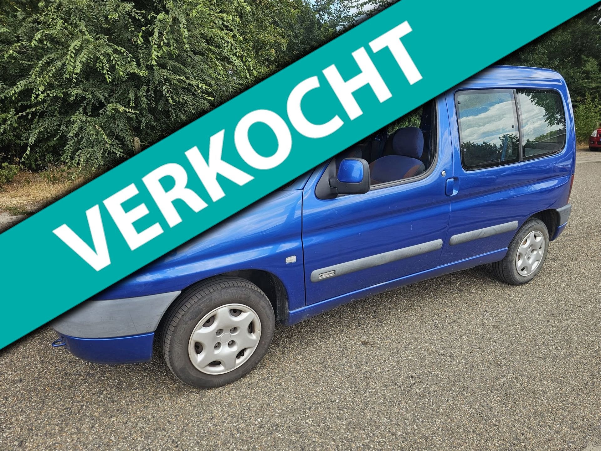Citroen Berlingo 1.4i Multispace, 4 cilinders, Blauw, 49 €/maand, 600 kg