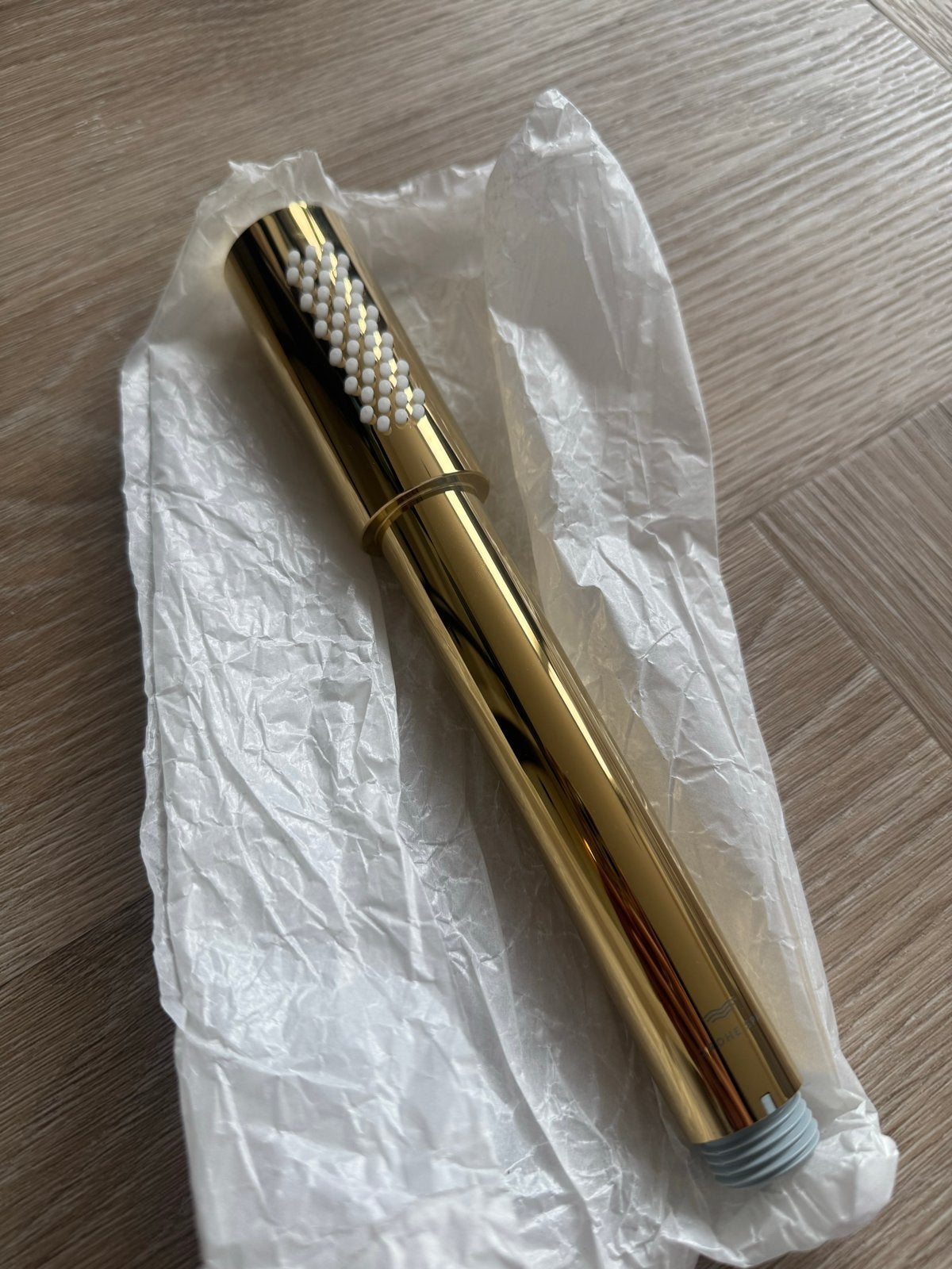 Nieuwe Grohe Spa Rainshower Douchestick Goud, Ophalen of Verzenden, Nieuw, Chroom, Douche