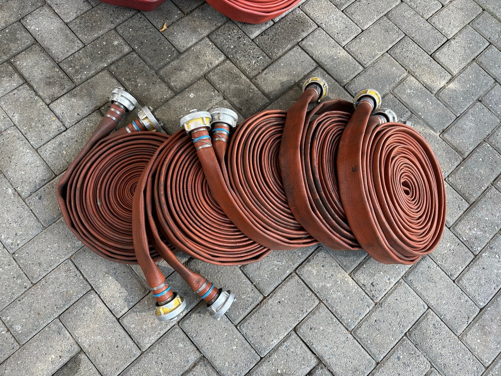 1” Brandslang 52mm Storz, 20m per slang, Ophalen, Gebruikt, Tuinslang
