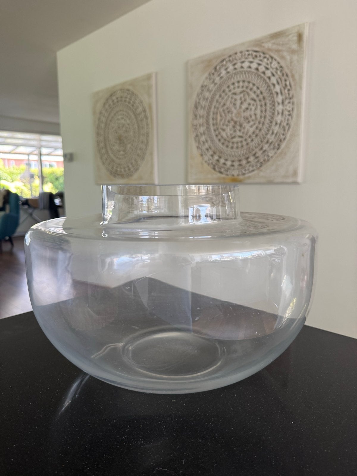 Grote glazen vaas - decoratief en veelzijdig, Ophalen