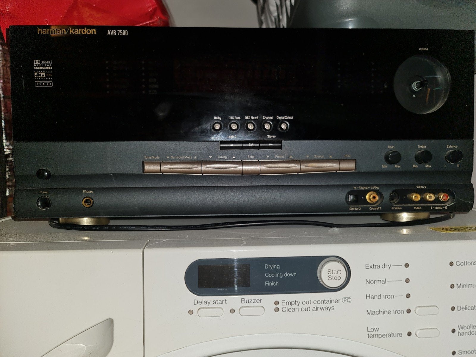 Harman/Kardon AVR 7500 AV Receiver, 120 watt of meer, Ophalen, Overige merken, Gebruikt