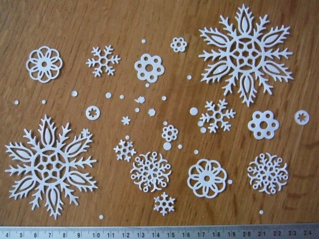 set stansjes kerst sneeuwvlokken, Ophalen of Verzenden, Nieuw, Kerst, Overige typen