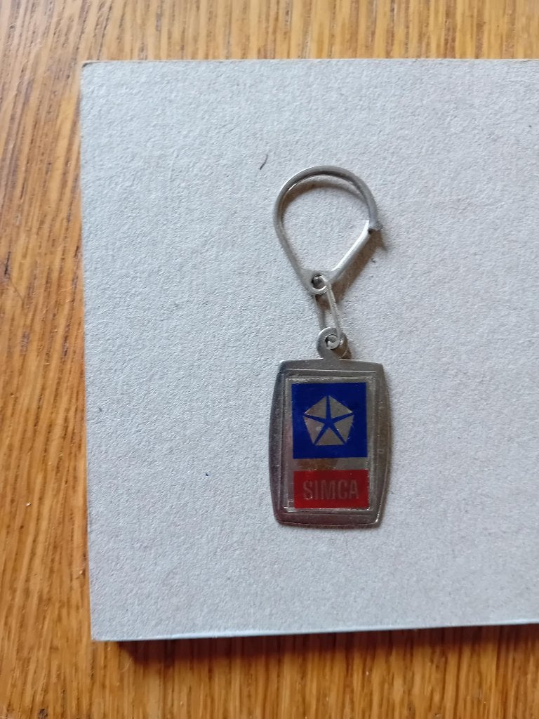 Simca sleutelhanger Breda Bier 1967 3,5x2,5cm, Ophalen of Verzenden, Gebruikt