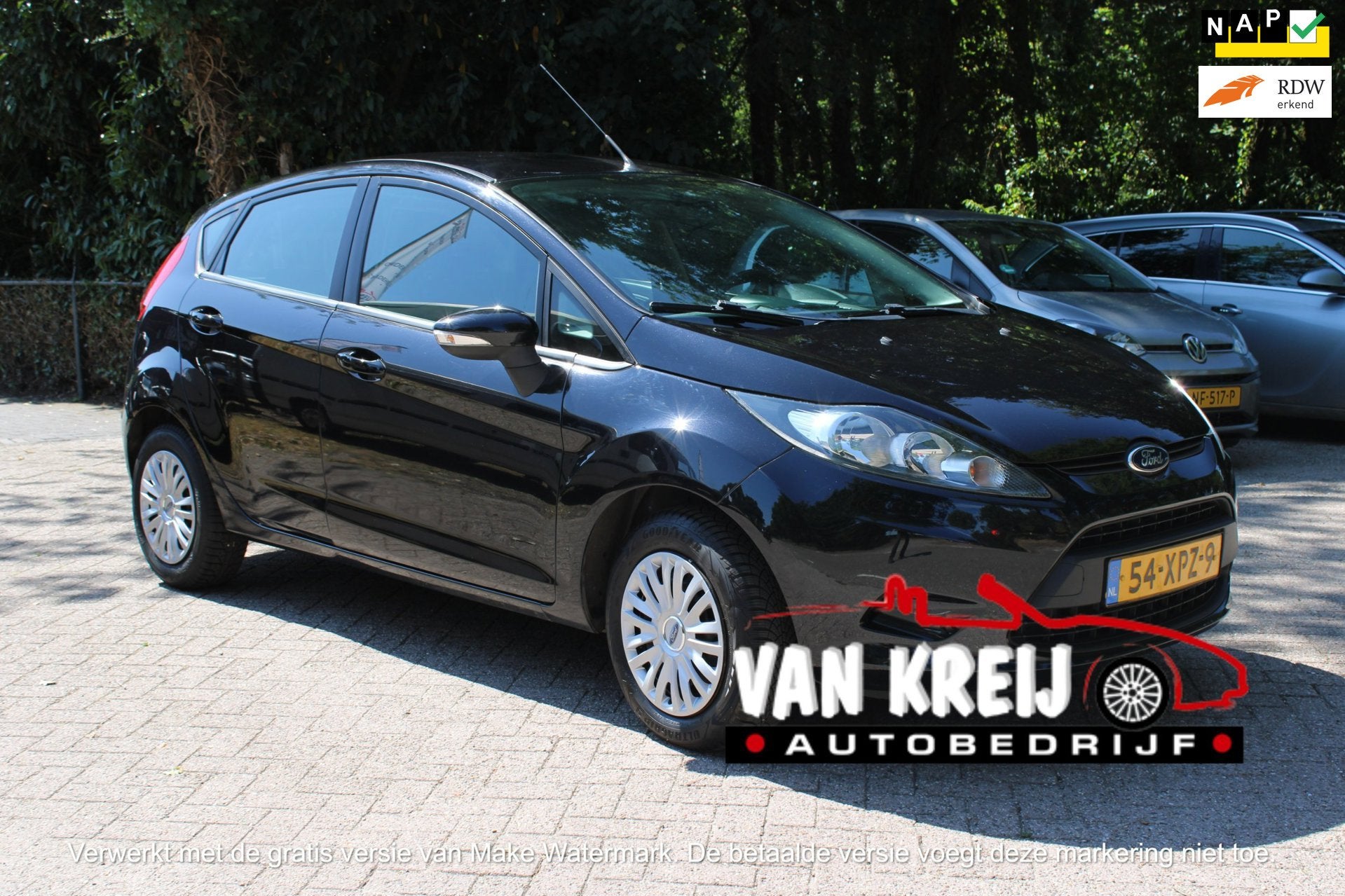 Ford Fiesta 1.25 Champion, 5drs, Airco, Cv, Nap, Voorwielaandrijving, Euro 5, Stof, 1242 cc
