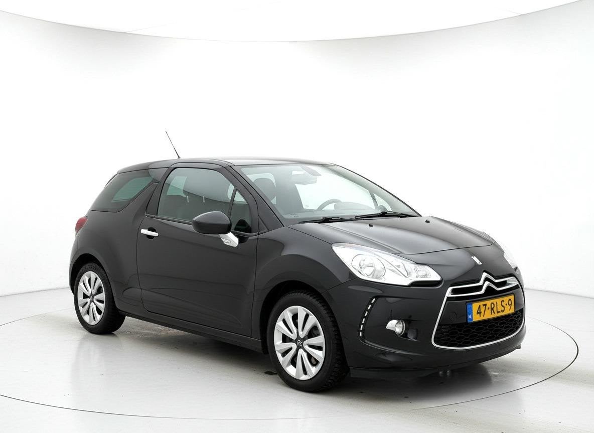 Citroen DS3 1.6 So Chic in Black, Auto's, Voorwielaandrijving, Euro 5, Stof, 4 cilinders