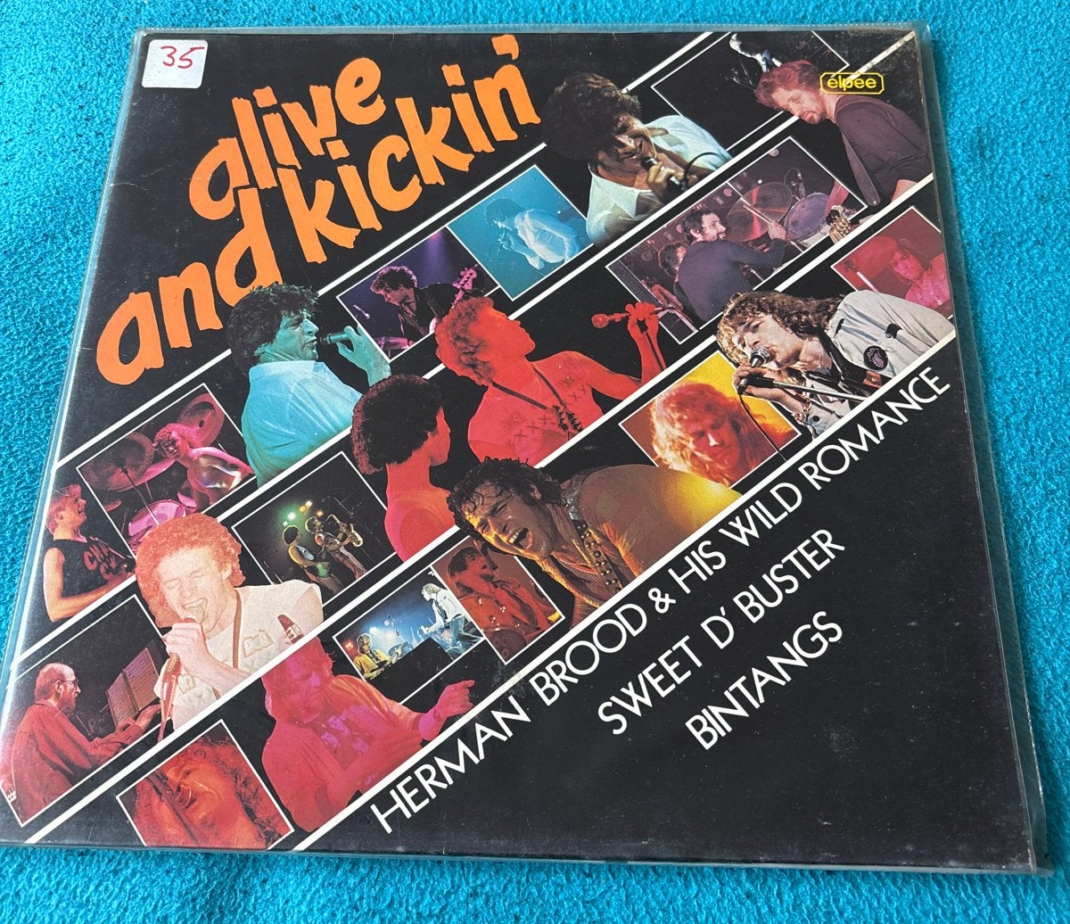 Alive and Kickin Herman Brood, 1980 Sweet D'Buster, Bintang, Ophalen, LP, Rock, Gebruikt
