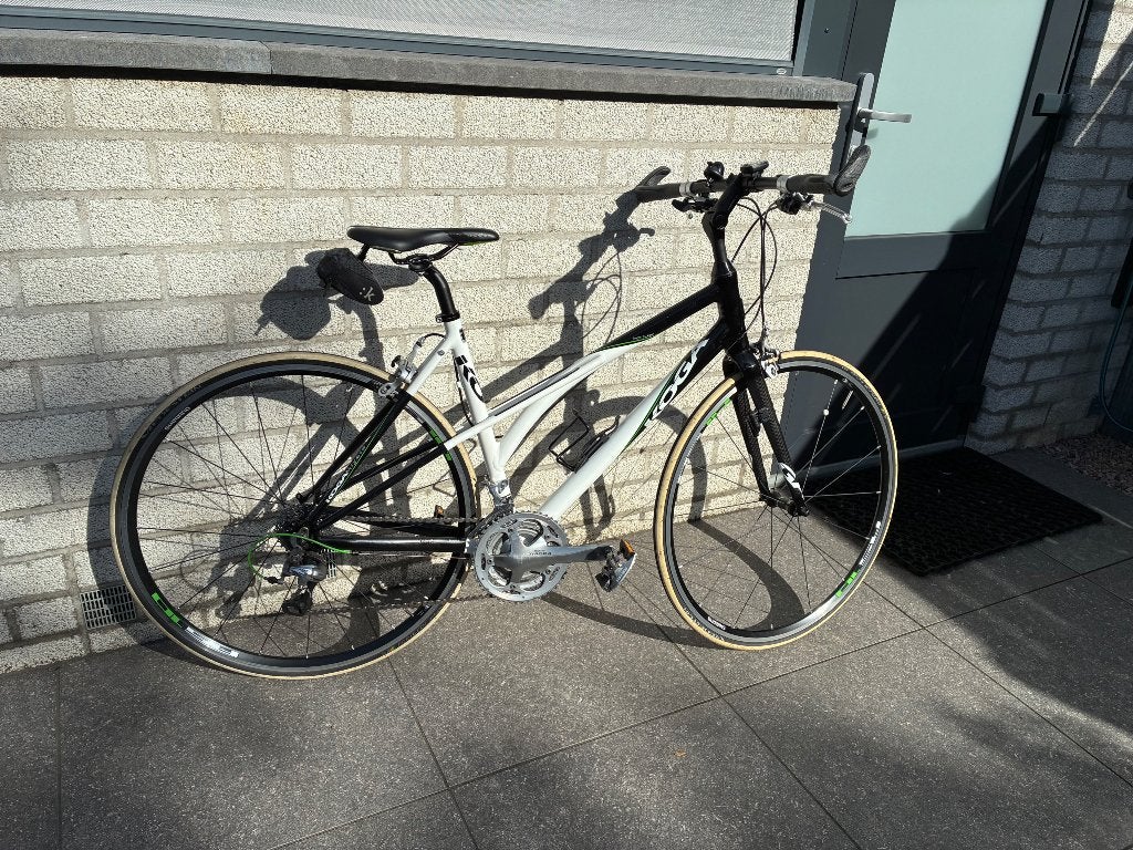 Koga Miyata racefiets met Shimano 105/Tiagra onderdelen, Fietsen en Brommers, Ophalen, 28 inch, Gebruikt, Velgrem