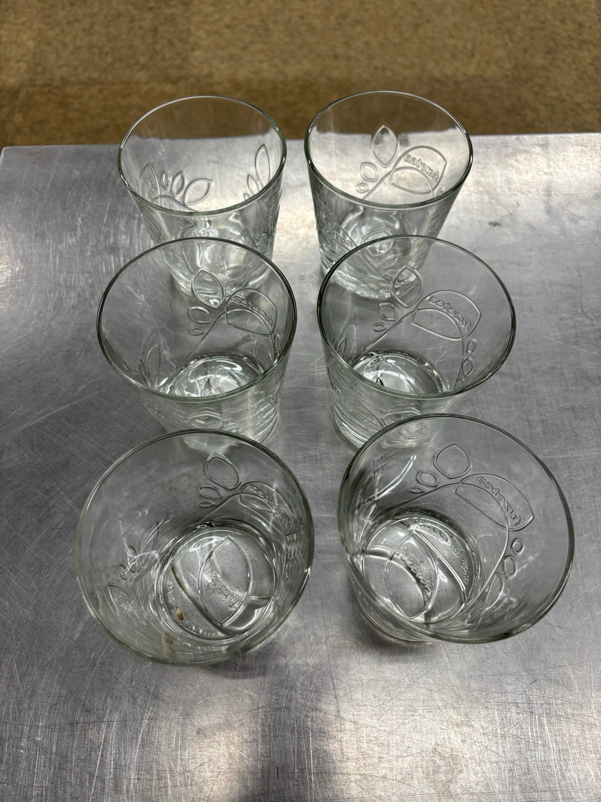 84 stuks Fuze Tea glazen, Ophalen, Nieuw, Glas, Overige merken