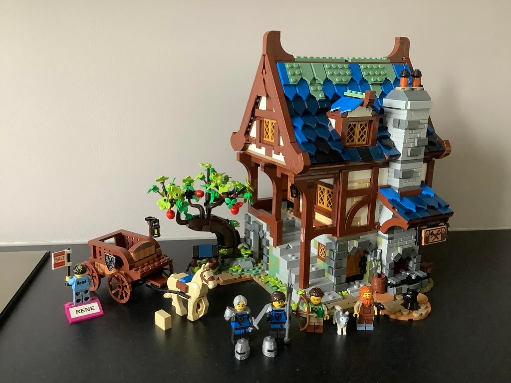 Lego ideas 21325 Medieval blacksmith, Lego, Ophalen of Verzenden, Ideas, Zo goed als nieuw