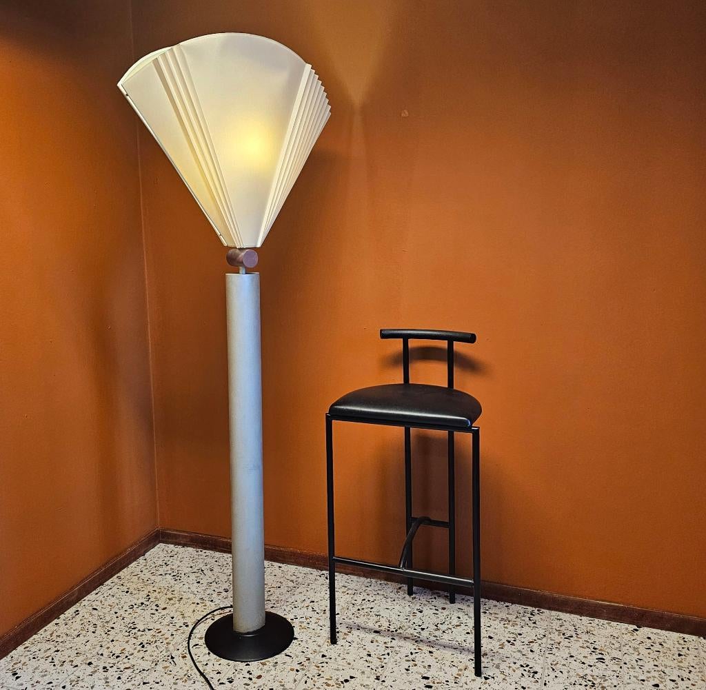 Zeldzame Vloerlamp Memphis style Brendel Leuchten Art Deco, Memphis style, Ophalen of Verzenden, Zo goed als nieuw, X