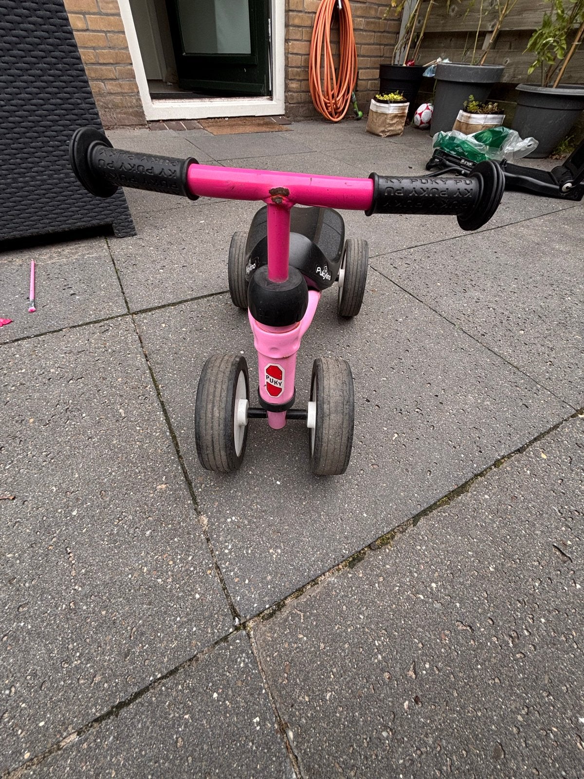 Pukylino loopfiets - Roze loopvoertuig voor de kleintjes, Kinderen en Baby's, Ophalen of Verzenden, Gebruikt, Loopfiets