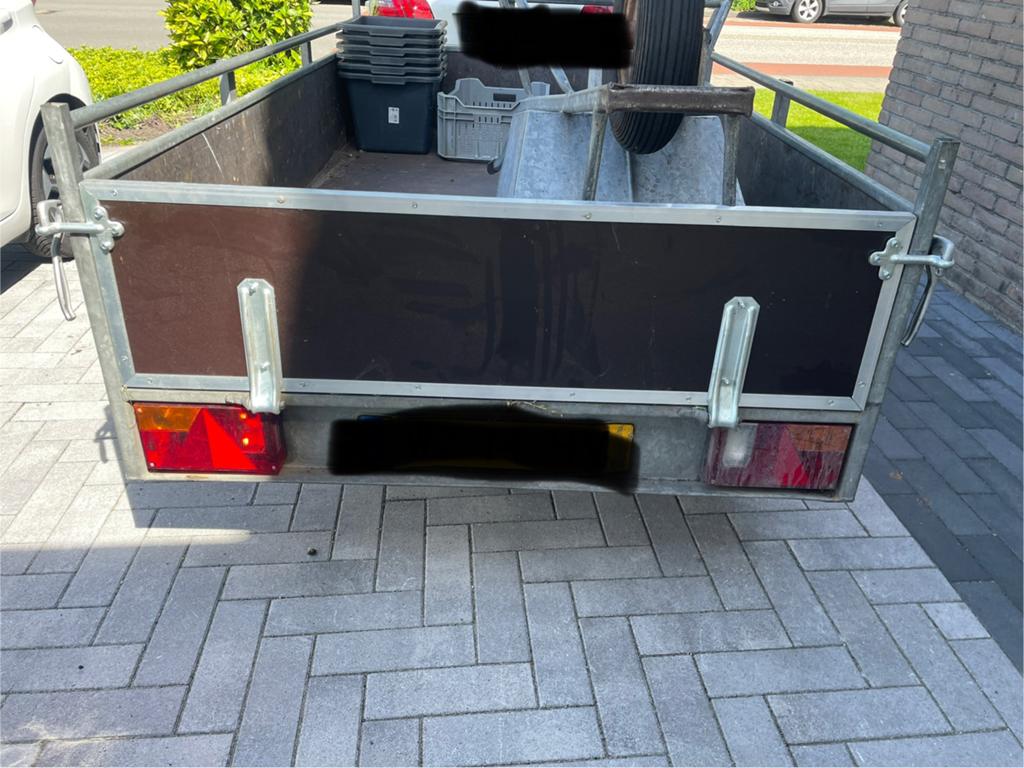 NIEUWE Achterklep aanhanger, Ophalen, Zo goed als nieuw