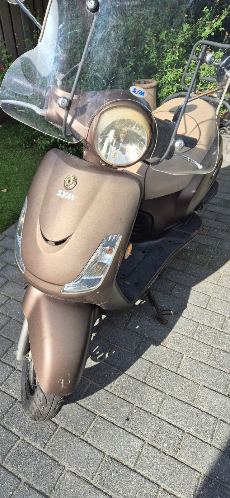 SYM Fiddle 50S Scooter - Bruin, Gebruikt, Fietsen en Brommers, Ophalen, Gebruikt, Benzine, SYM