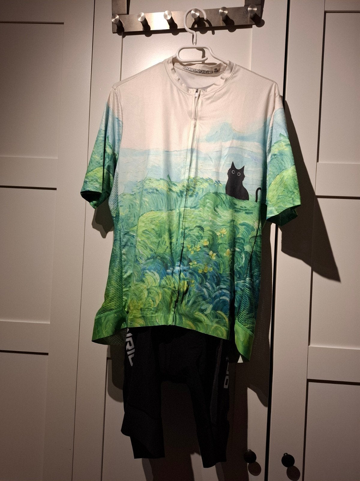 Orionride wielershirt, bibshort en sokken XL, Ophalen of Verzenden, Zo goed als nieuw, Kleding