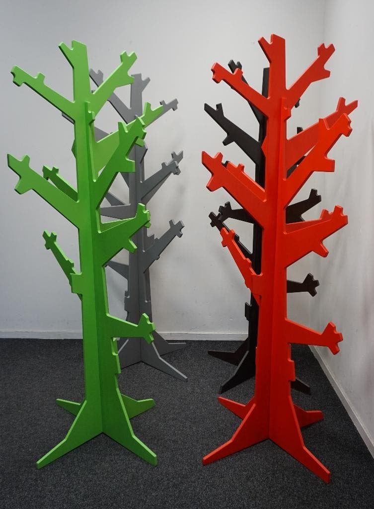 Dapper Design Kapstok | Houten staande Kapstok div. kleuren, Ophalen, Gebruikt, -, -
