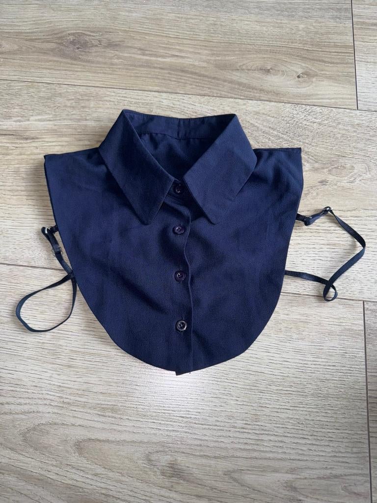 Kraag kraagje blouse overhemd blauw blauwe XS, Verzenden, Nieuw, Maat 34 (XS) of kleiner, Blauw