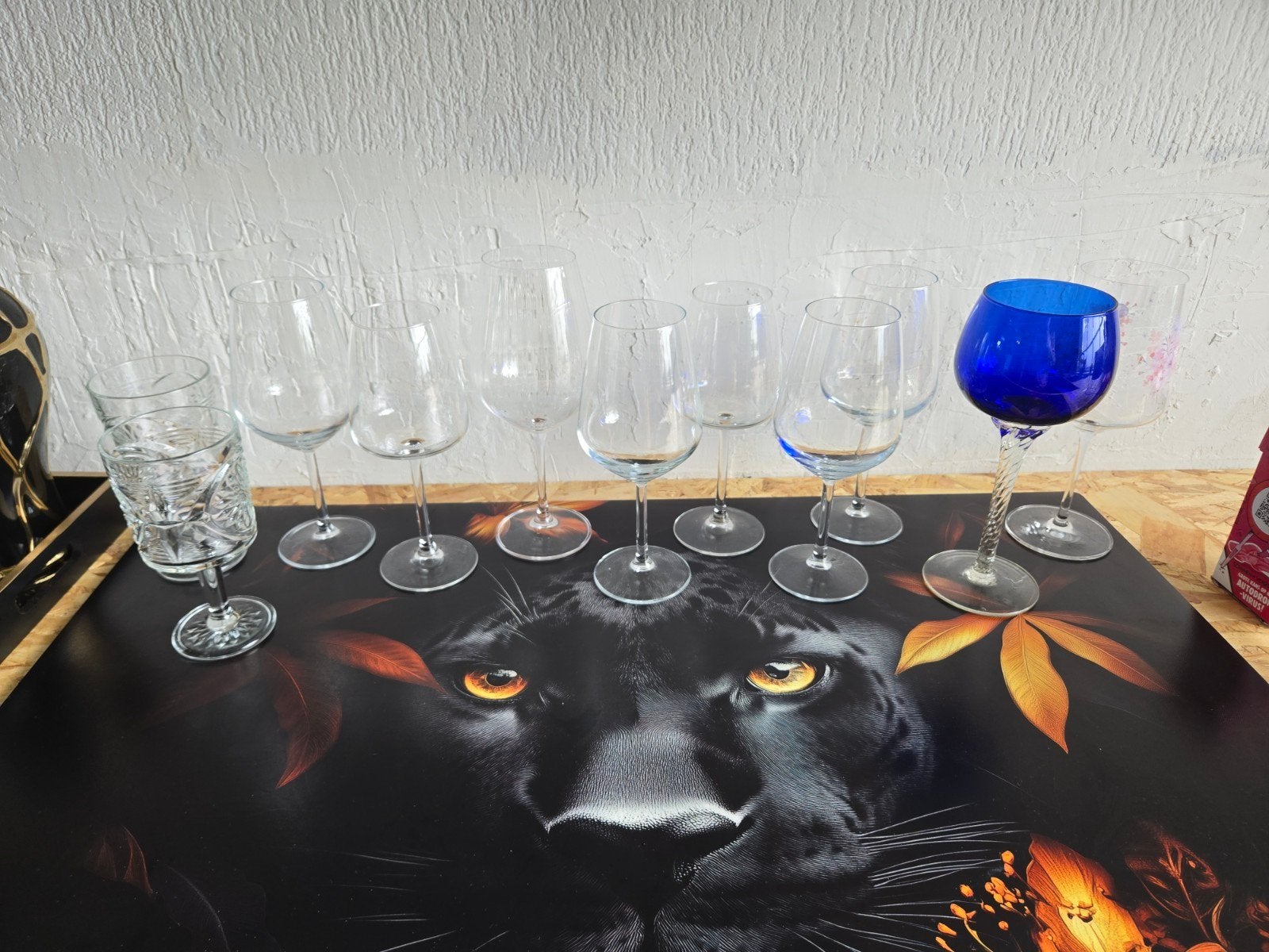 Wijnglazen, 11 stuks, Mooie Glazen. Oa Ritzenhoff, Glas of Glazen, Ophalen of Verzenden, Overige stijlen, Glas