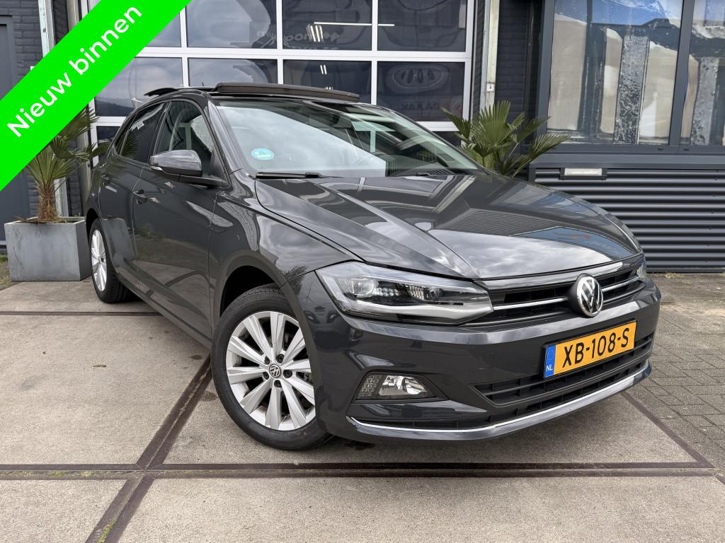 Volkswagen Polo 1.0 TSI Panoramadak Carplay LED! inruil moge, Stof, Origineel Nederlands, Bedrijf, Handgeschakeld