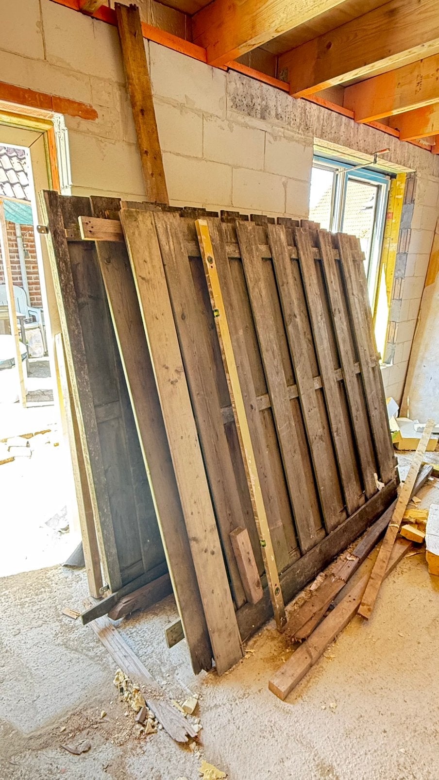 Gratis schutting, Tuin en Terras, Schuttingen, Ophalen, Minder dan 3 meter, Hout, 1 tot 2 meter