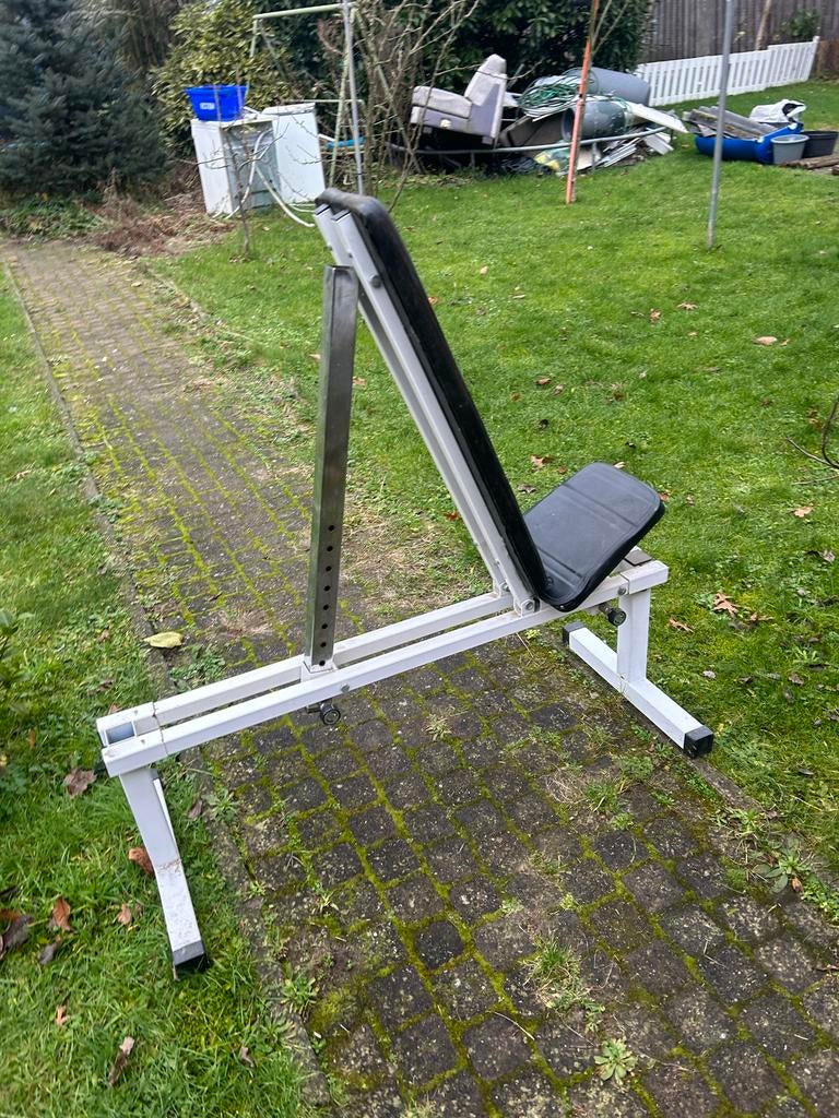 Verstelbare fitnessbank voor krachttraining, Ophalen, Gebruikt, Overige typen, Armen