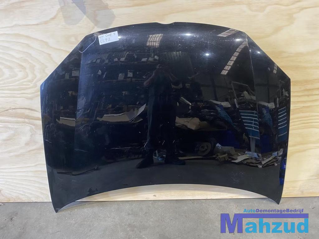 VW GOLF 5 LC9Z Zwart motorkap 2003-2009, Auto-onderdelen, Gebruikt, Volkswagen, Volkswagen AG, Motorkap
