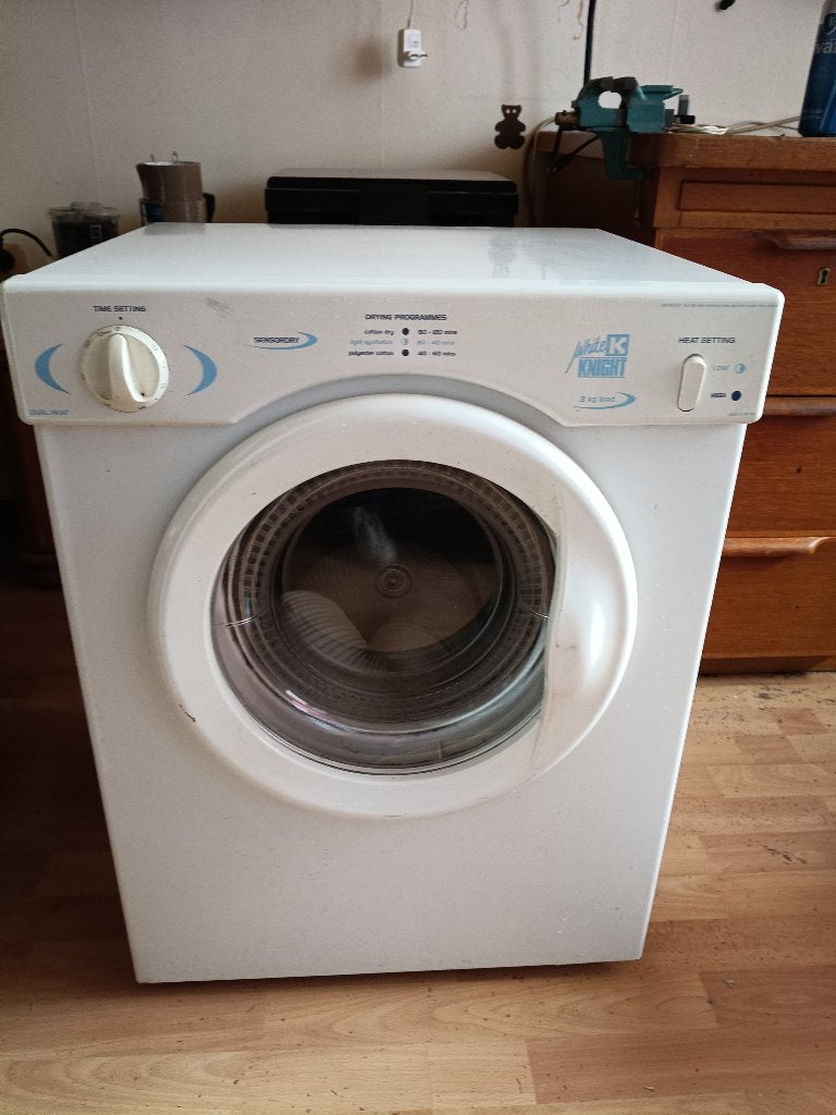 Wasdroger, Ophalen, Gebruikt, Minder dan 85 cm, Luchtafvoer