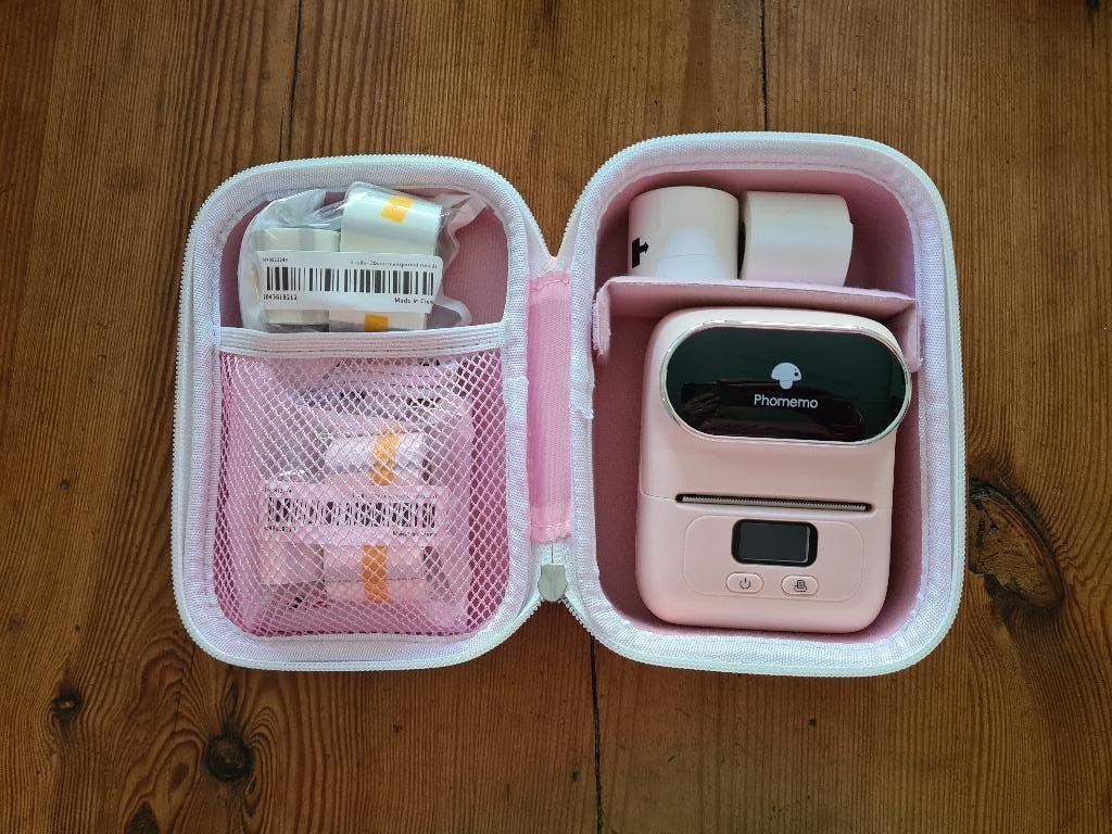 Phomemo M110-labelmaker, thermische labelprinter pink, Computers en Software, Pocketprinters, Nieuw, Verzenden