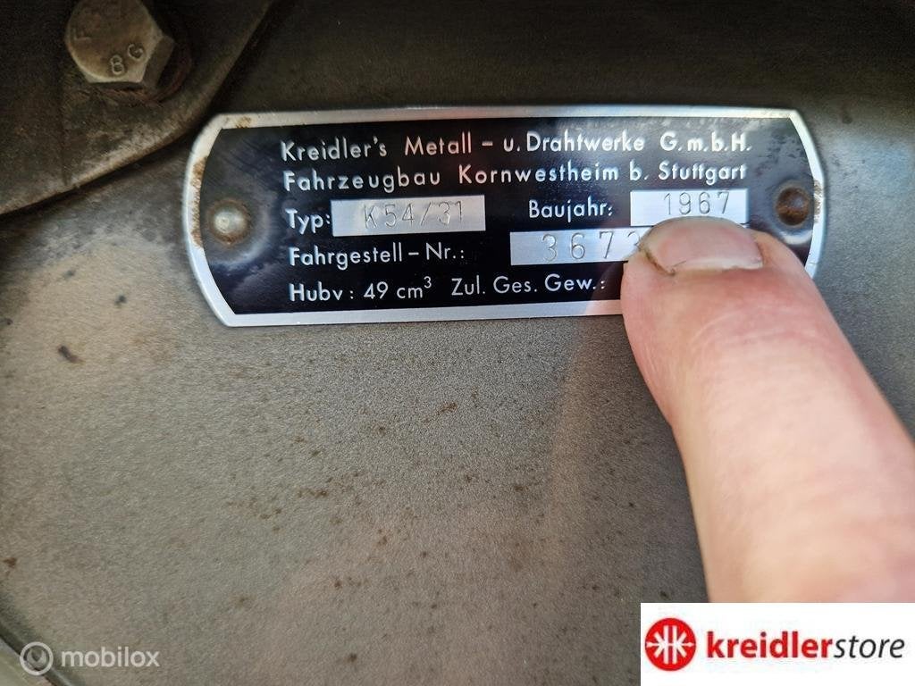 Kreidler Florett Hondekop 1967 Originele Zwitser nette staat, Fietsen en Brommers, Gebruikt, Overige modellen, Kreidler, Kreidler