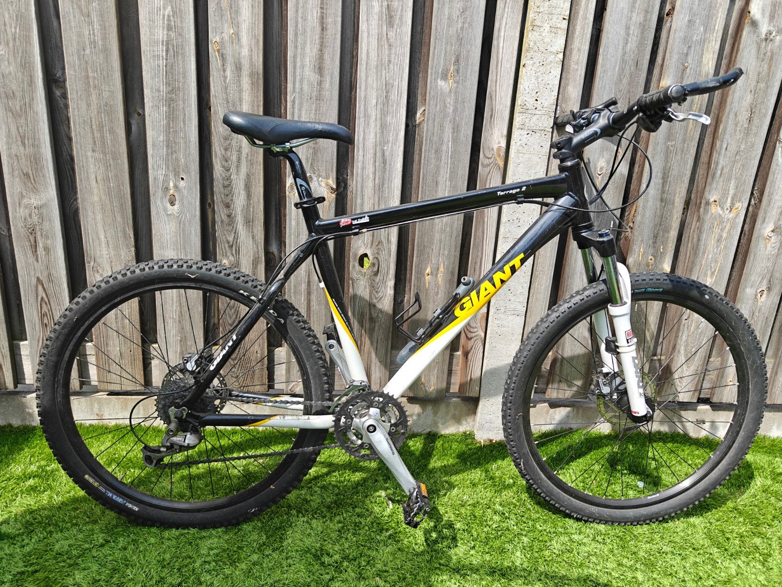 Giant Terrago 2 Mountainbike - Zwart/Geel, Ophalen of Verzenden