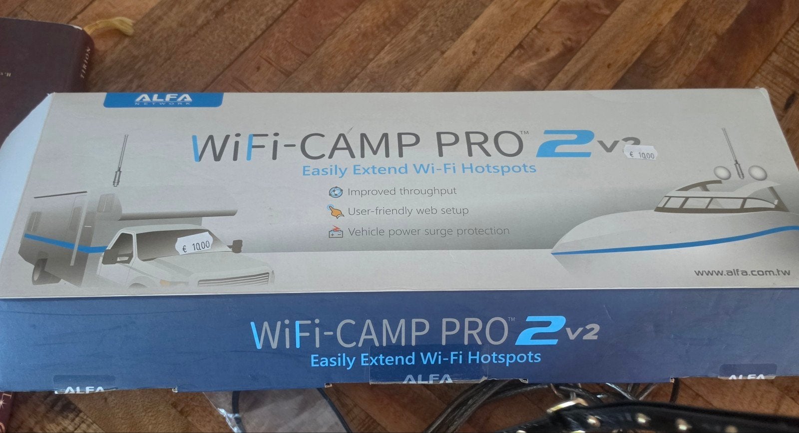 ALFA WiFi-Camp Pro 2 v2 - Wifi versterker voor camper/boot, Ophalen of Verzenden