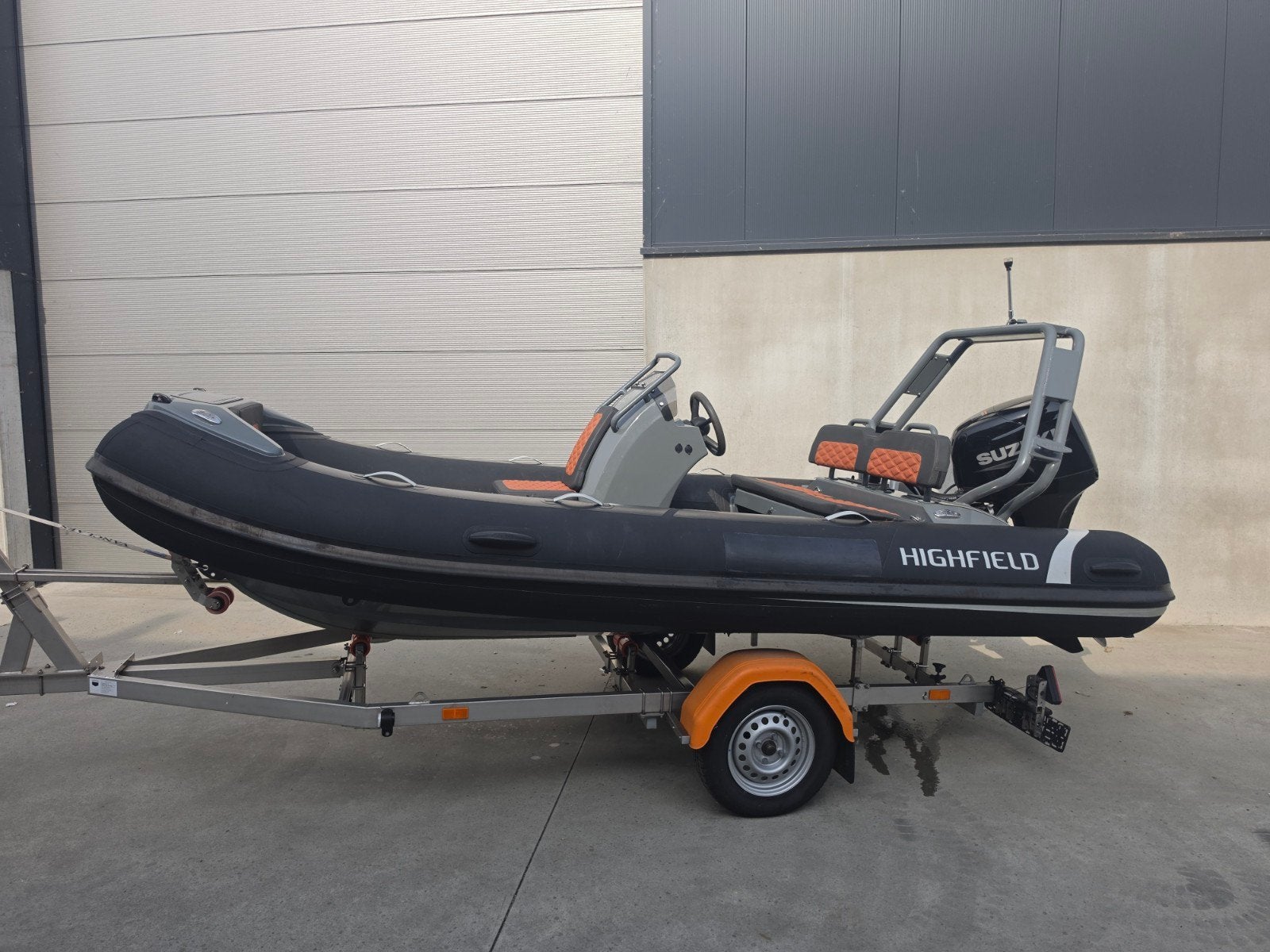 Highfield Sport 420 Hypalon met Suzuki 50pk en trailer, 50 cm, Aluminium, 4 m, Ophalen of Verzenden