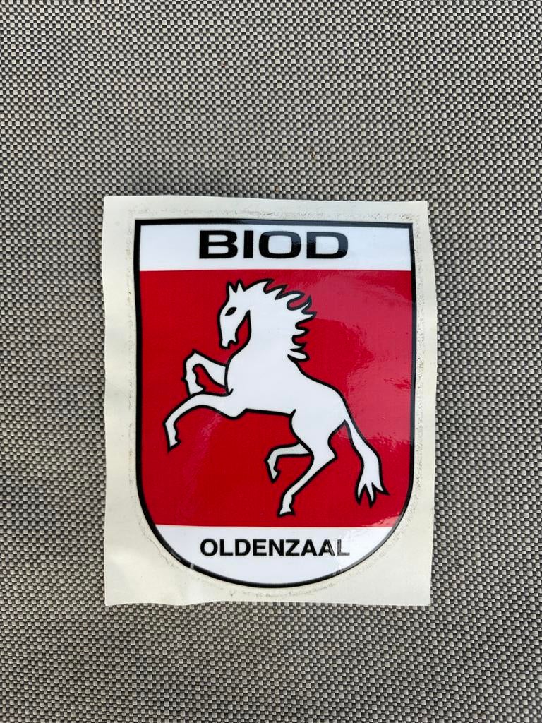 BIOD Oldenzaal Sticker - Paard Logo, Ophalen of Verzenden, Gebruikt, Overige typen