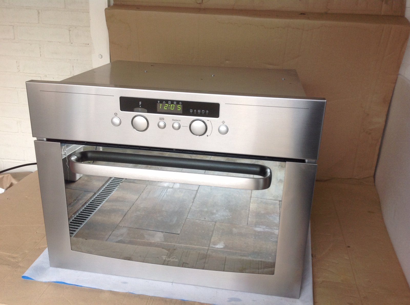 Whirlpool combimagnetron, Witgoed en Apparatuur, Magnetrons, Ophalen, Combimagnetron, Crisp, Zo goed als nieuw