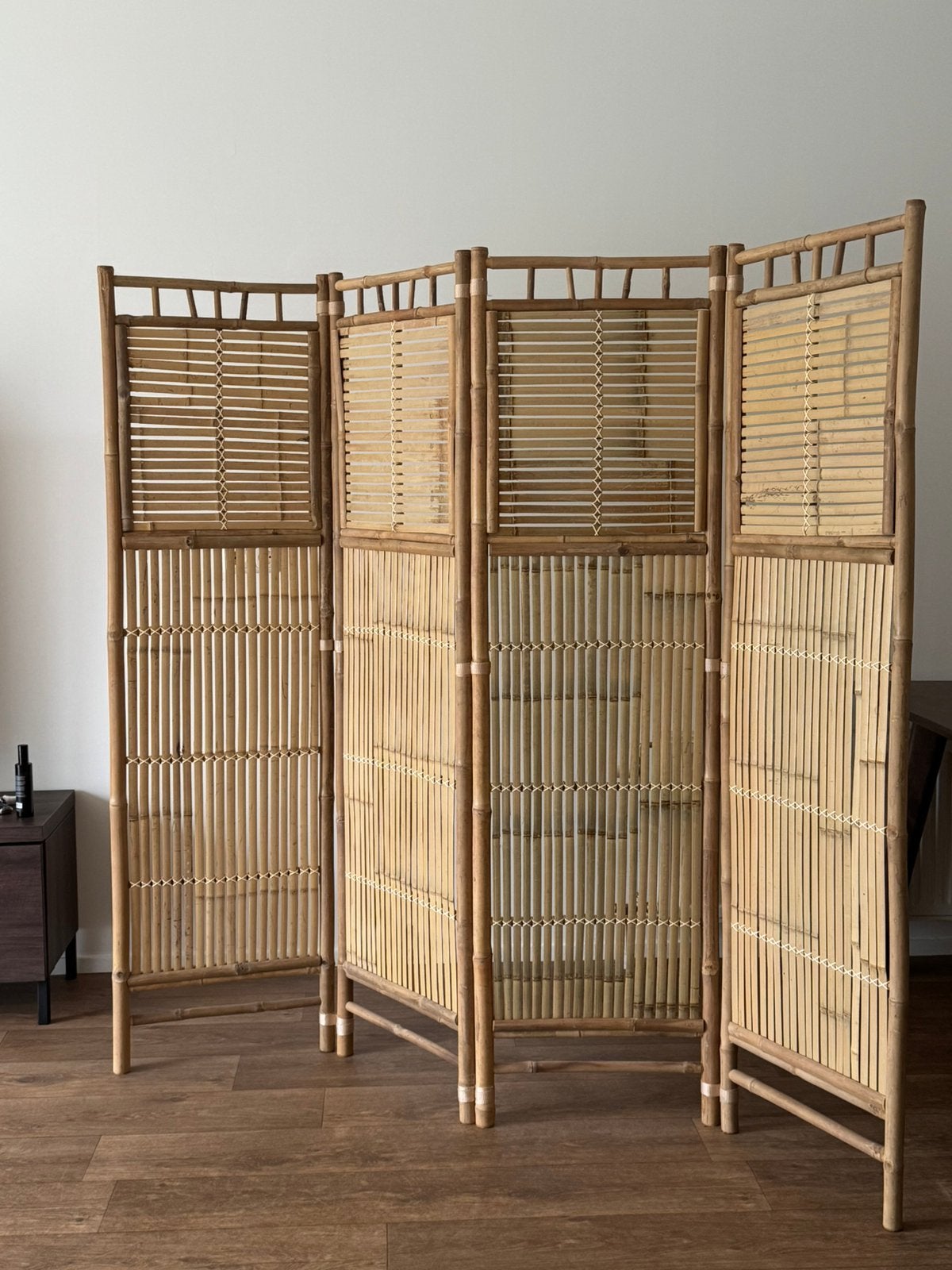 Kamerscherm / scheidingswand / roomdivider (bamboe), Ophalen