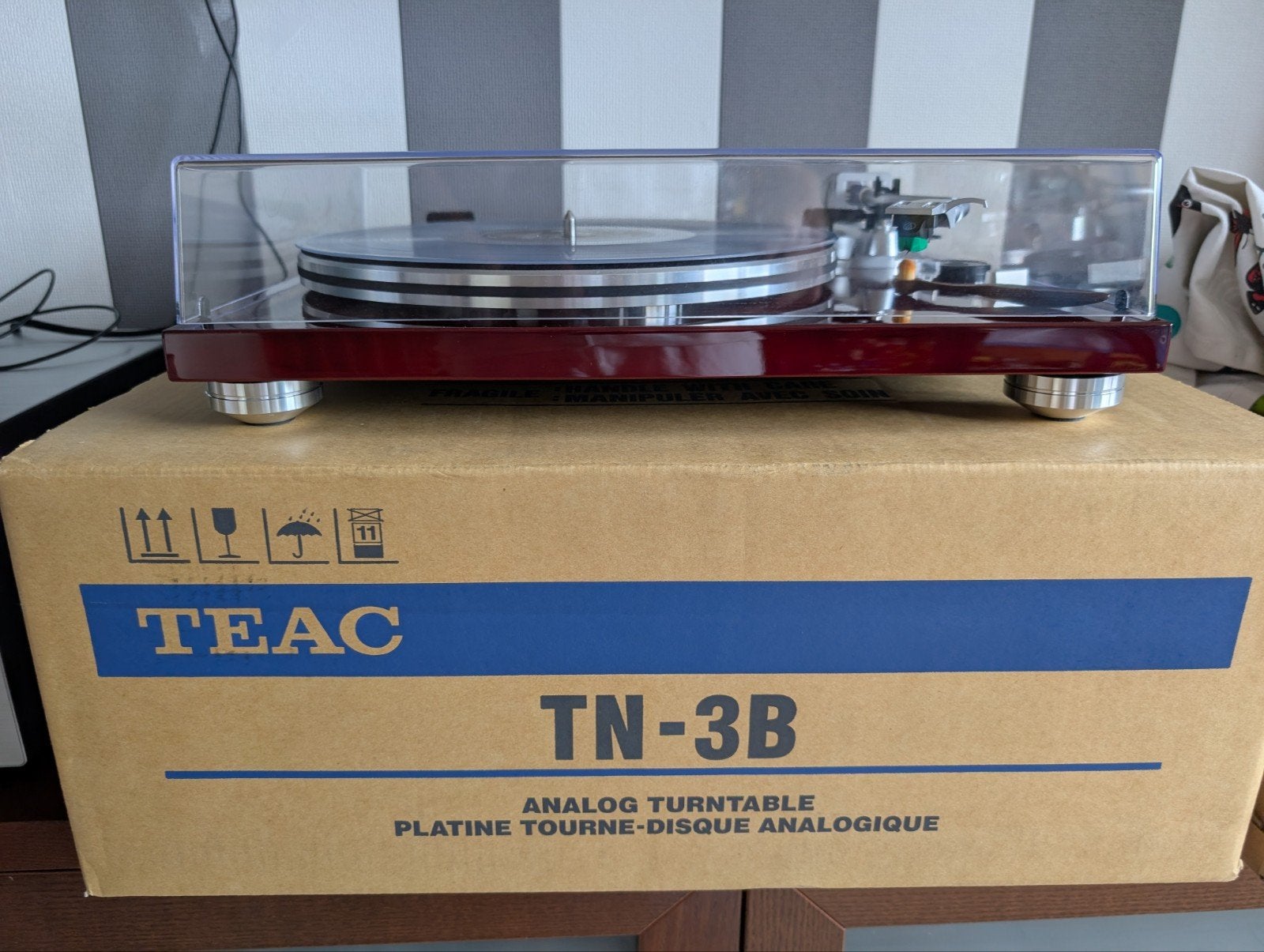 Teac TN-3B Platenspeler - Zo goed als nieuw, Audio, Tv en Foto, Platenspelers, Ophalen of Verzenden, Zo goed als nieuw, Overige merken