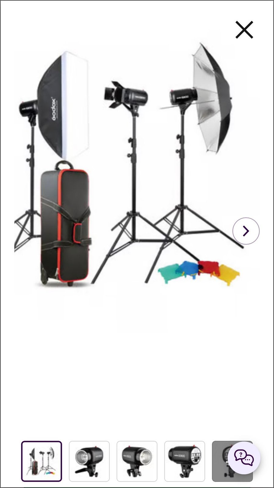 Godox Studio Smart Kit 300SDI-D, Ophalen, Gebruikt, Complete fotostudio, Inclusief lampen