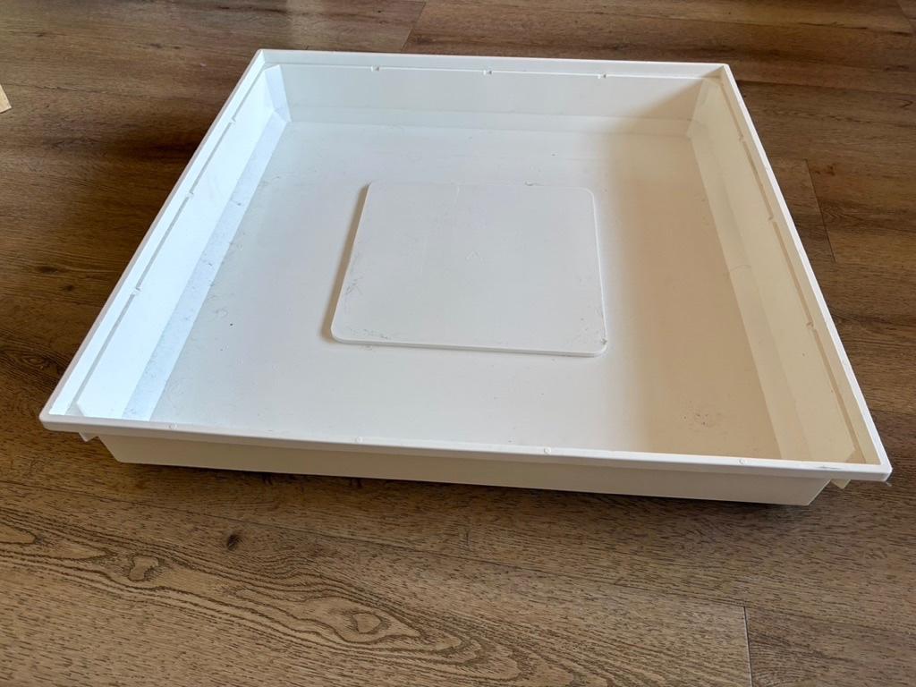 Lekbak voor onder wasmachine, Witgoed en Apparatuur, Onderdelen en Toebehoren, Ophalen, Zo goed als nieuw