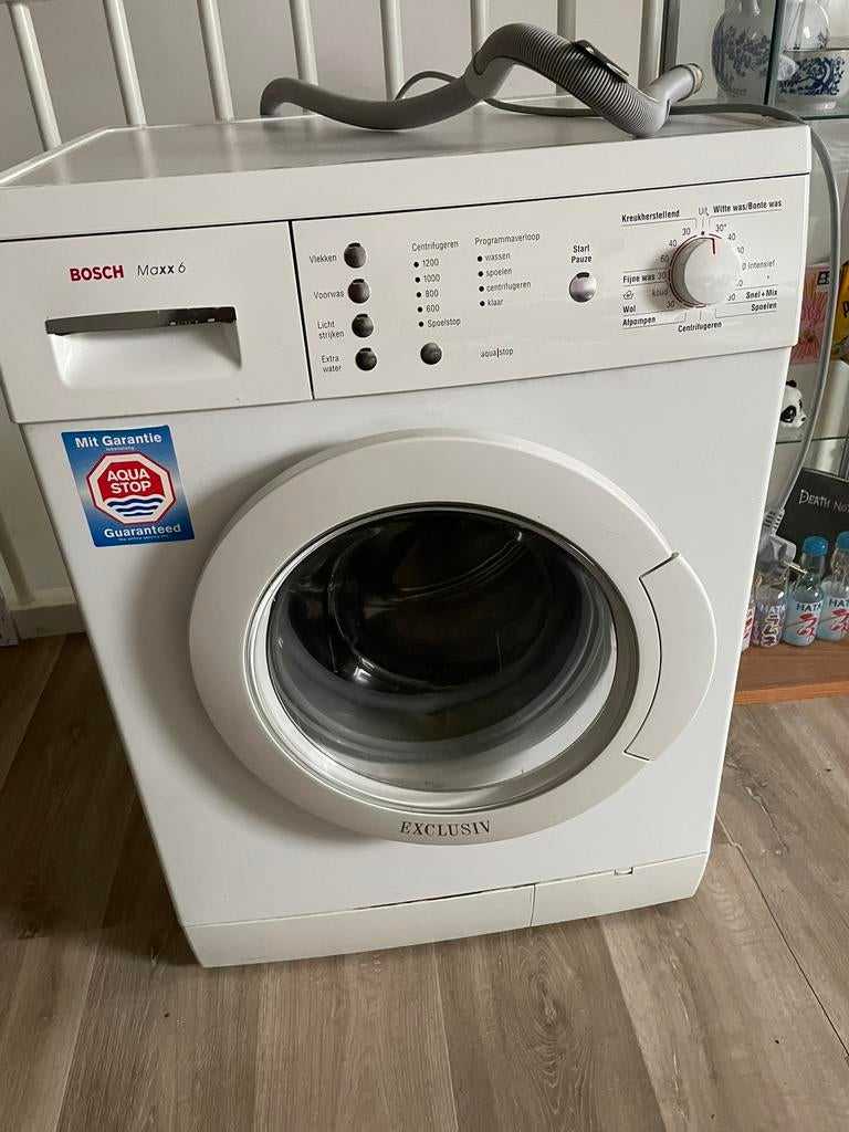 Bosch maxx 6 exclusiv met motorstoring, Witgoed en Apparatuur, Wasmachines, Ophalen, Voorlader, Niet werkend, 85 tot 90 cm