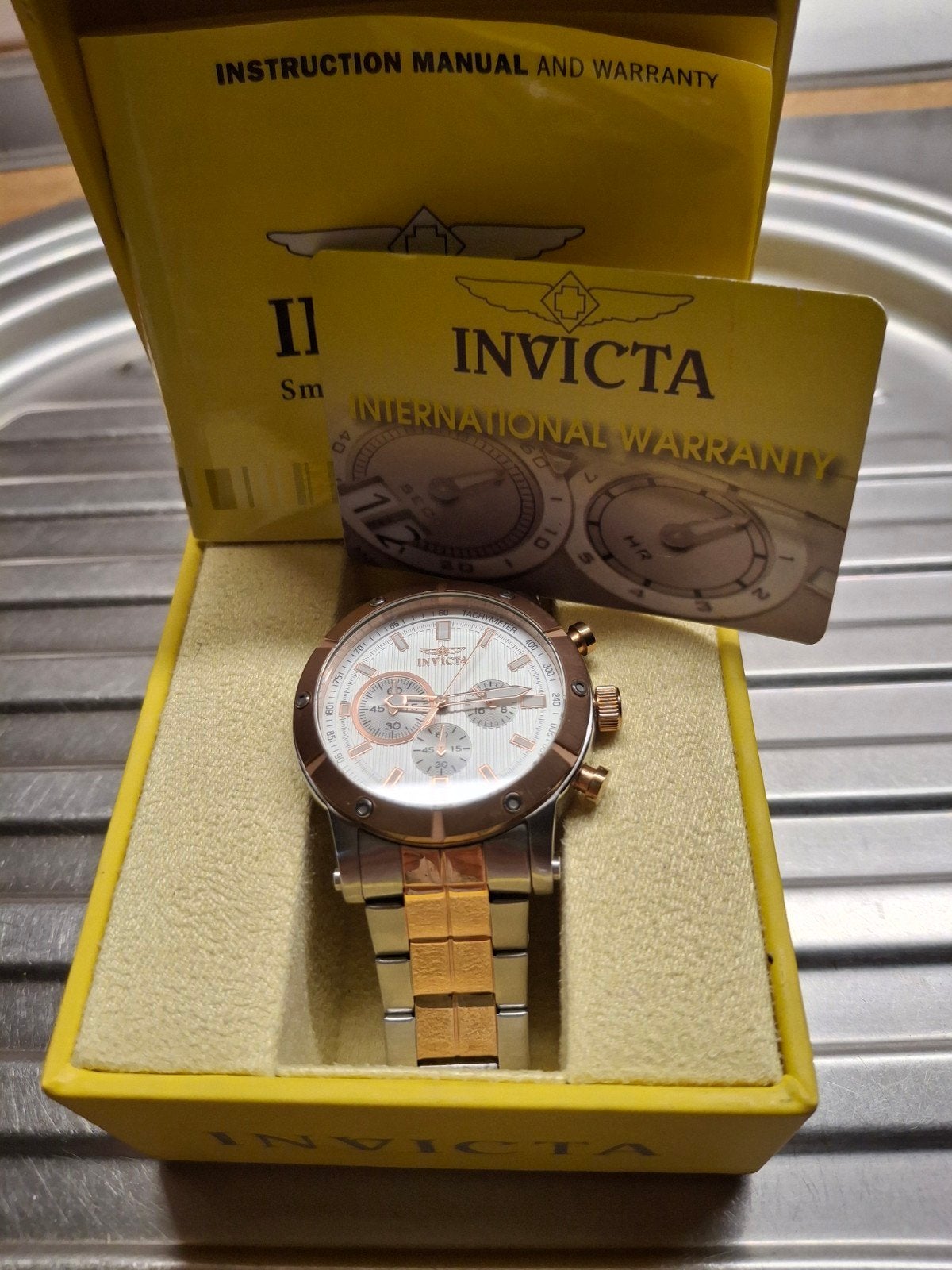 herenhorloge  merk invicta, Ophalen of Verzenden, Staal, Overige merken