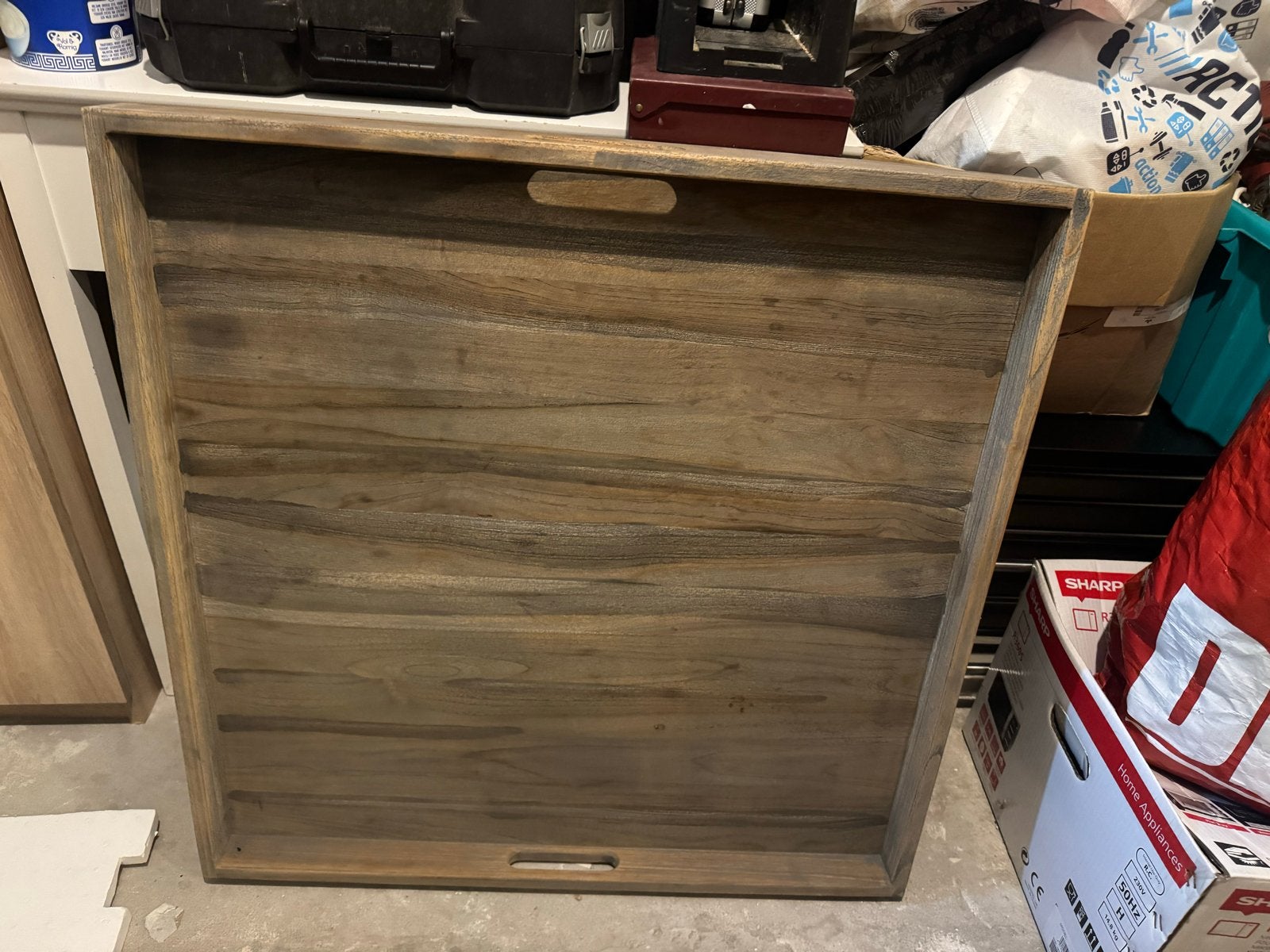 Houten tafel 80x80 zo goed als nieuw, Huis en Inrichting, Ophalen, Vierkant, 50 tot 100 cm, Zo goed als nieuw